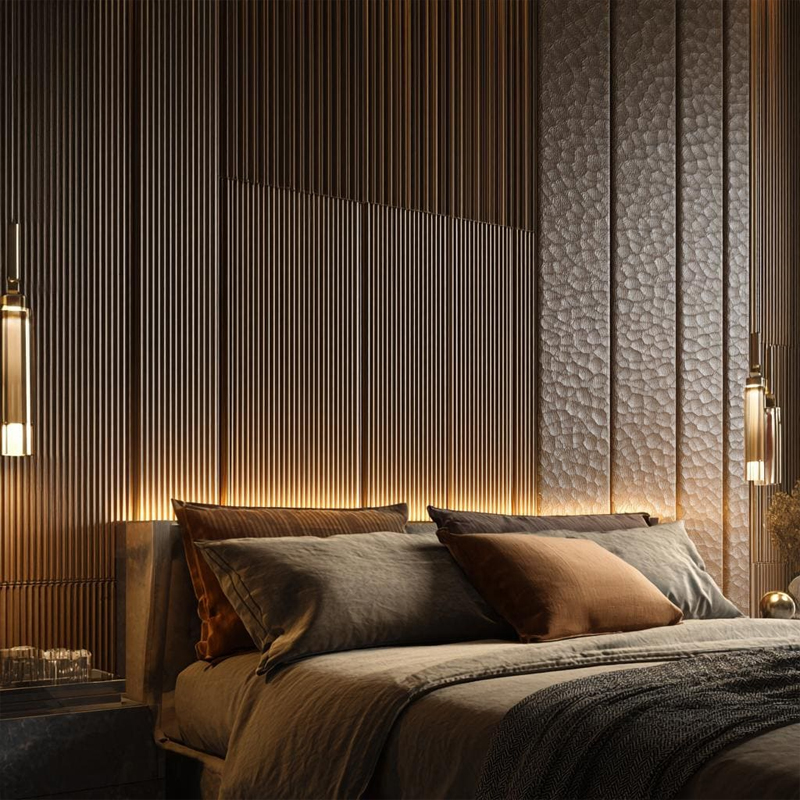 Premium marble wall interior
